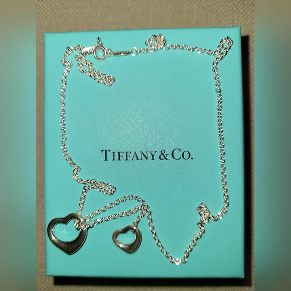 Tiffany & Co. Open Heart Necklace Elsa Peratti